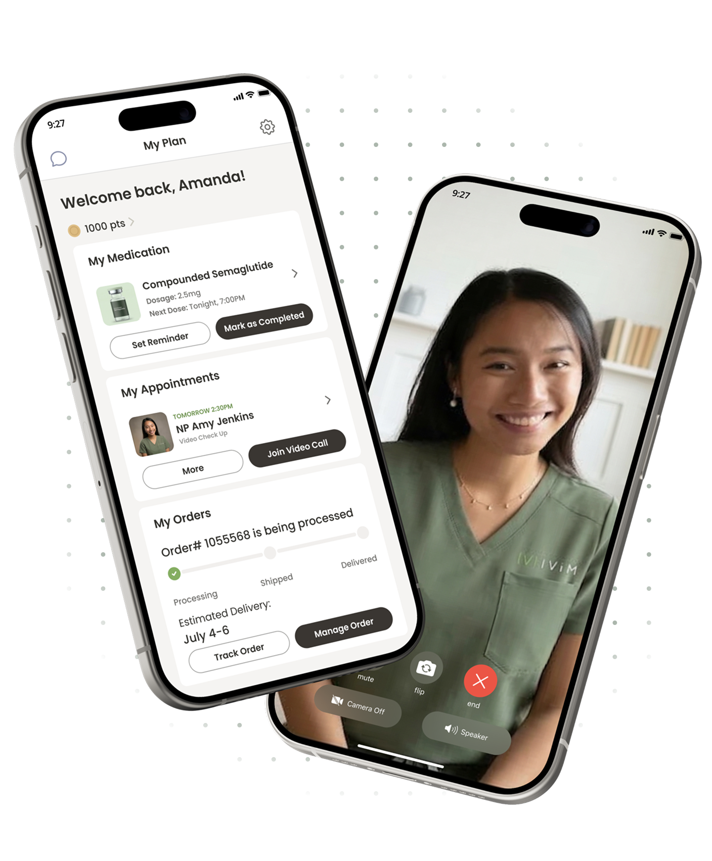 Ivím app on mobile devices