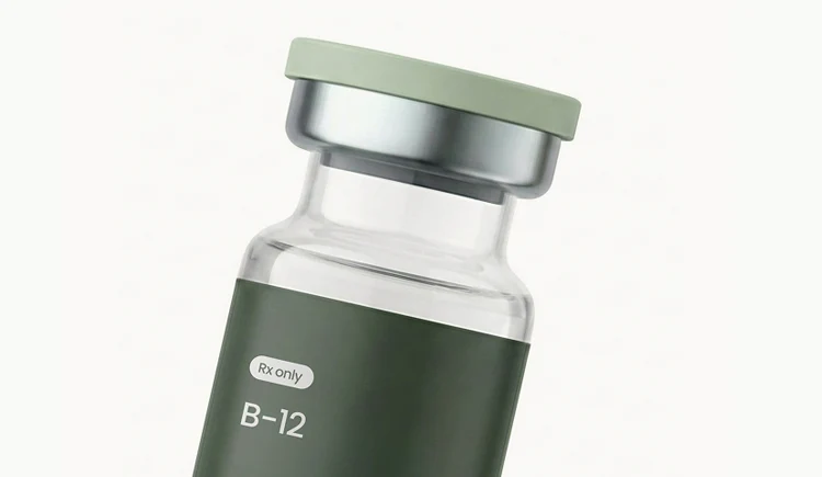 B-12 vial, Rx only