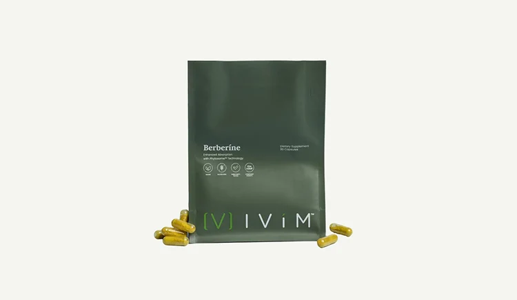 Ivim Berberine pouch with capsules