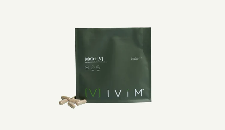 Ivim Multi-V pouch with capsules