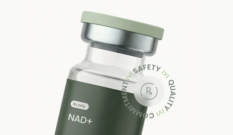 NAD+ vial, Rx only