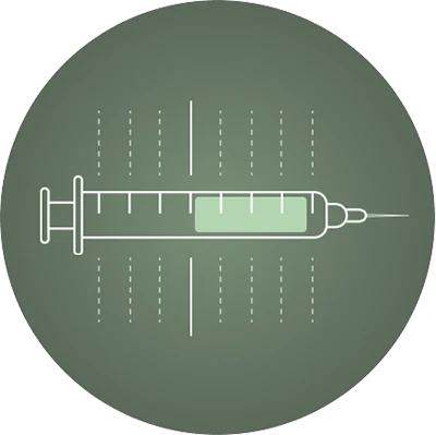 Syringe with an adjustable dose marker