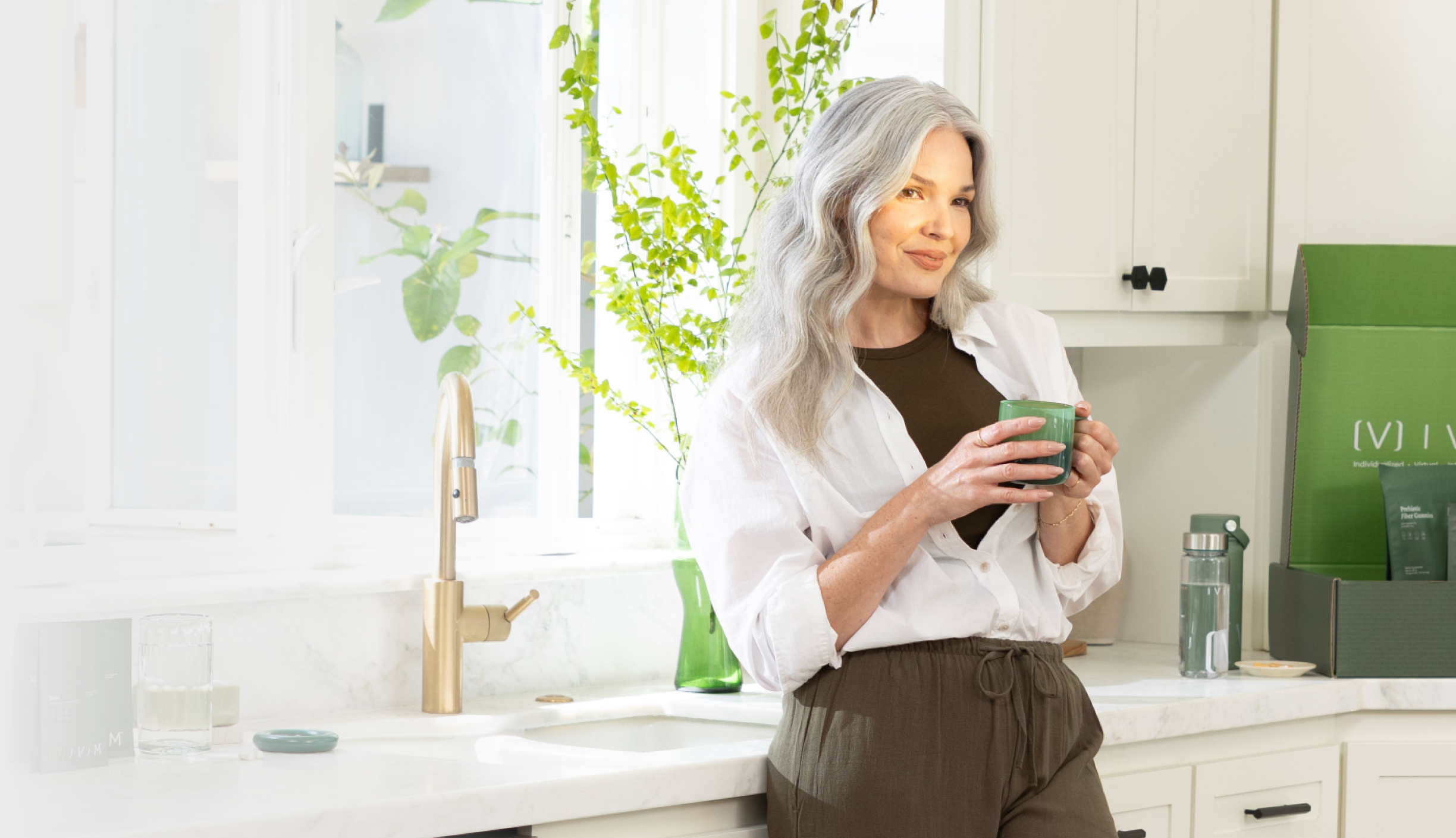 Woman feeling confident